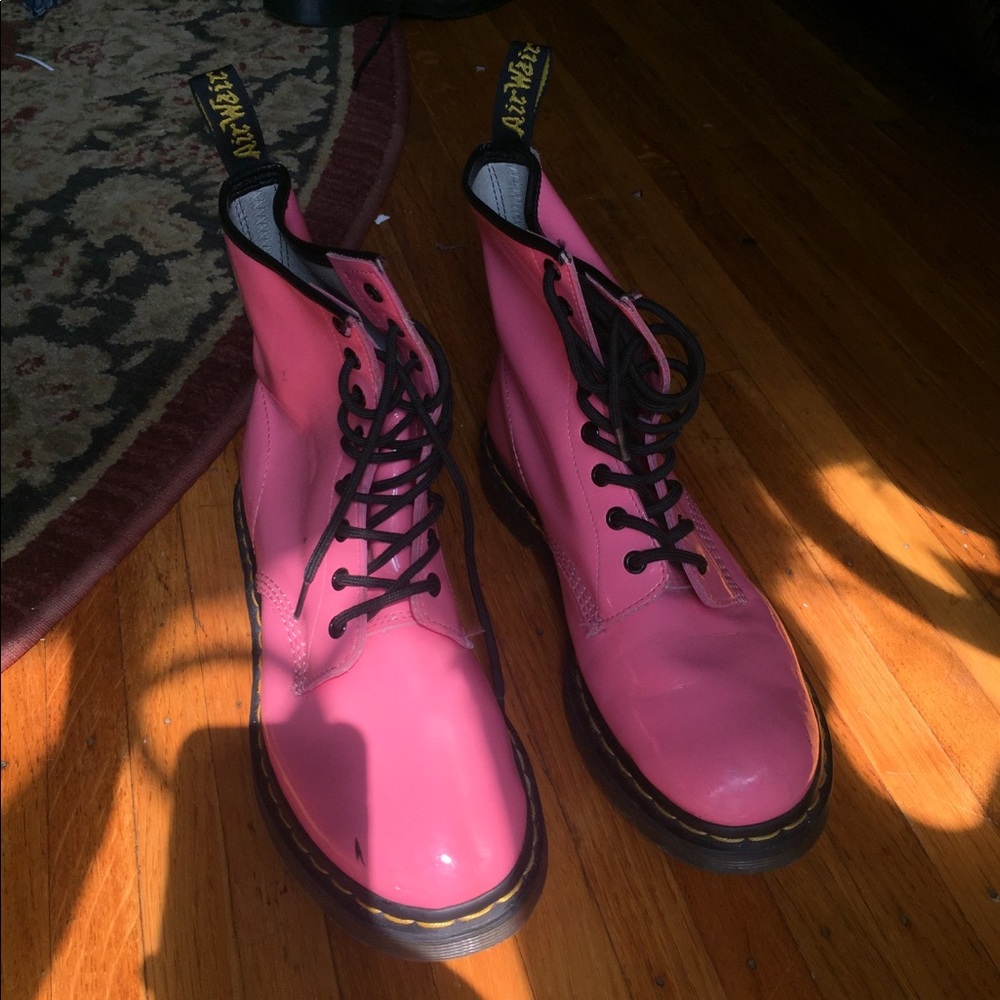 Pink Dr. Martins